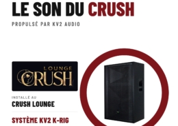 Le son du Crush Lounge à Hammamet : nouvelle installation KV2 Audio K-RIG par Sound Source